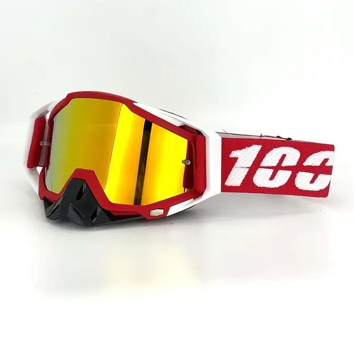 Lunettes de protection pour casque de moto, pour hommes et femmes, coupe-vent, UV400, pour motocross, tout-terrain, VTT, ATV, ski, course