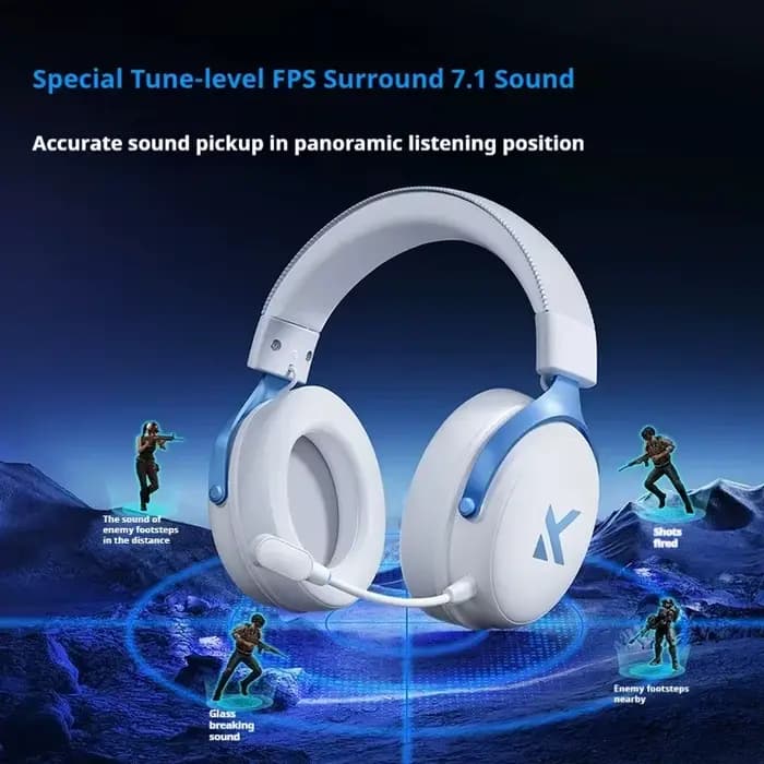 Original MCHOSE V9 PRO musique Esports casque de jeu 3 modes sans fil réduction du bruit micro personnalisé monté sur la tête