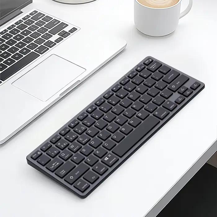 Clavier sans fil multi-appareils Lenovo M150K Bluetooth Slim Dual Mode 2.4G Windows macOS iOS Android pour ordinateur portable tablette téléphone