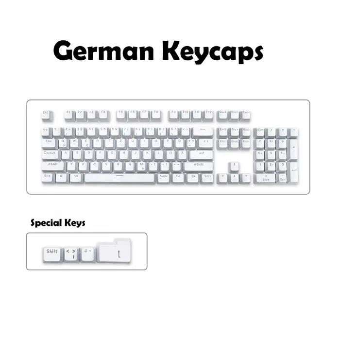 Capuchons de touches avec lettres arabes et espagnoles pour clavier mécanique