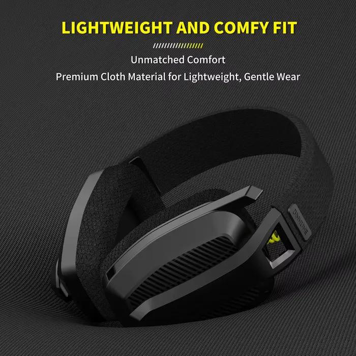 BINNUNE casque de jeu sans fil 2.4 GHz avec micro pour PS5 PS4 PC Mac Playstation
