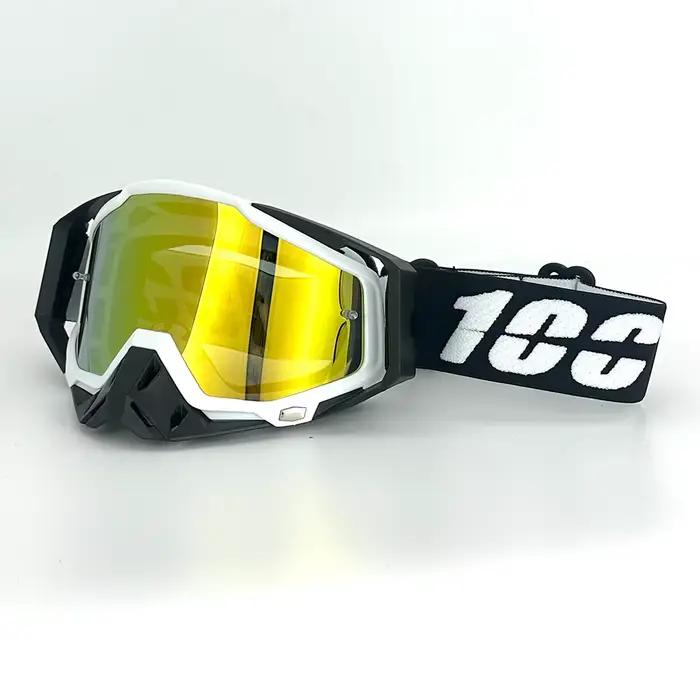 Lunettes de protection pour casque de moto, pour hommes et femmes, coupe-vent, UV400, pour motocross, tout-terrain, VTT, ATV, ski, course