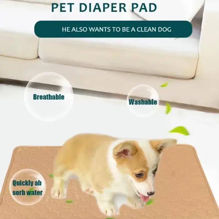 Tapis absorbant réutilisable et lavable pour chien, tapis d'urine pour chien, tapis imperméable pour siège de voiture, sol, canapé, tapis d'apprentissage pour chiot et chat, fournitures pour animaux d