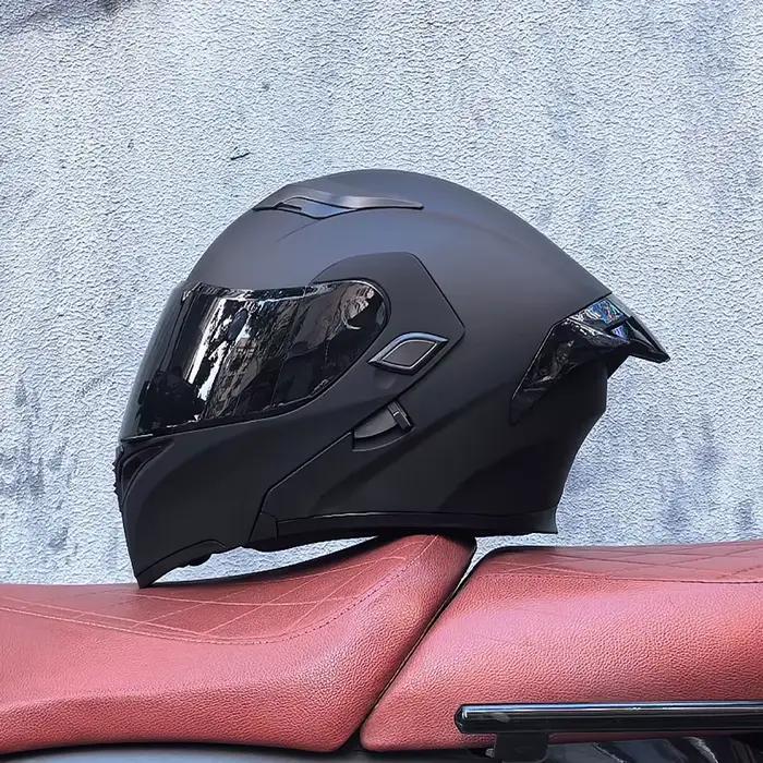 Casque de moto intégral pour hommes et femmes, pare-soleil, général