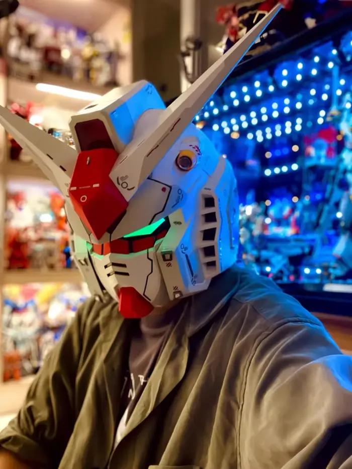 Vol.1 Rx-78-02 casque Cyber Punk 1:1 masque Mech Robot