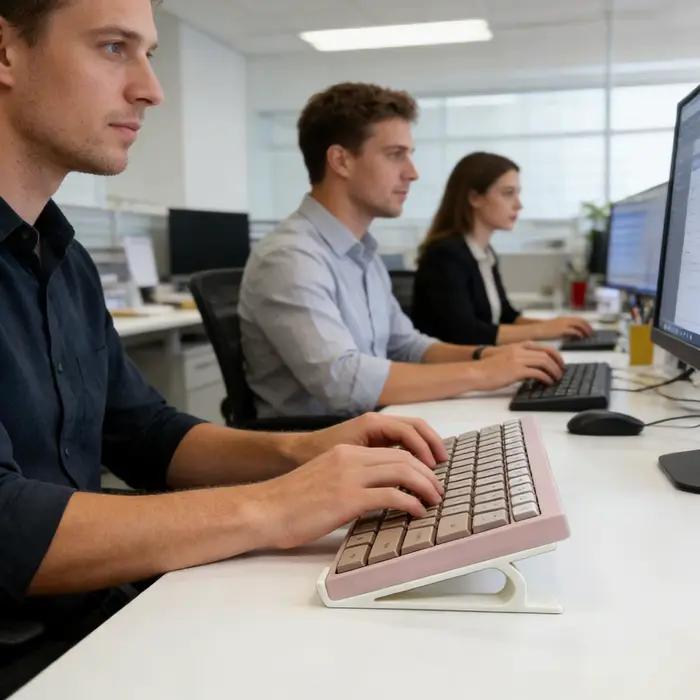 Rehausseur de clavier ergonomique antidérapant