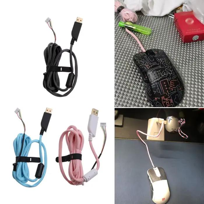 Câble souris USB 2 mètres, fil souris pour souris ZOWIE EC1-A EC1-B FK1