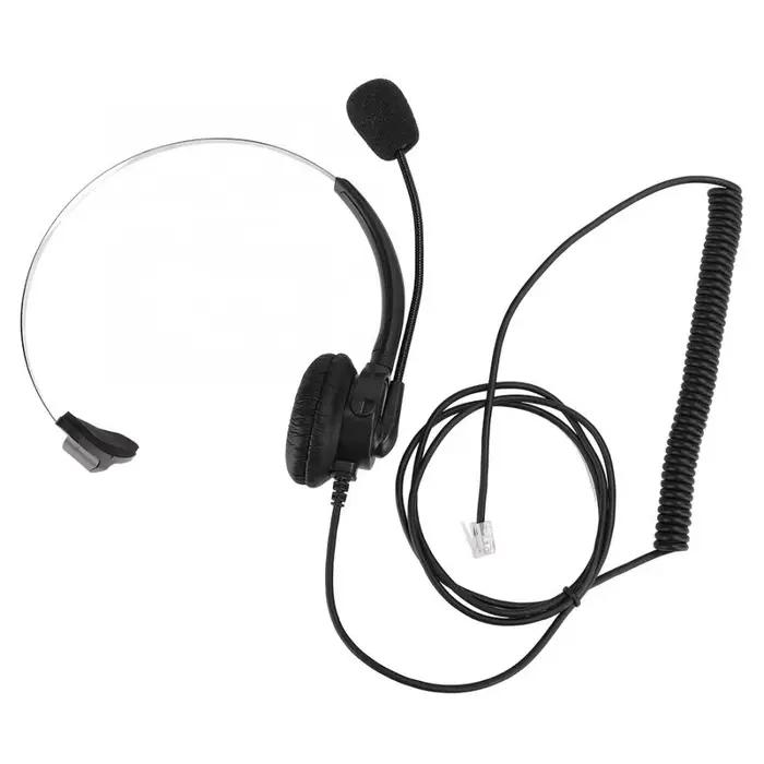Casque de Téléphone Monaural Fixe avec Microphone