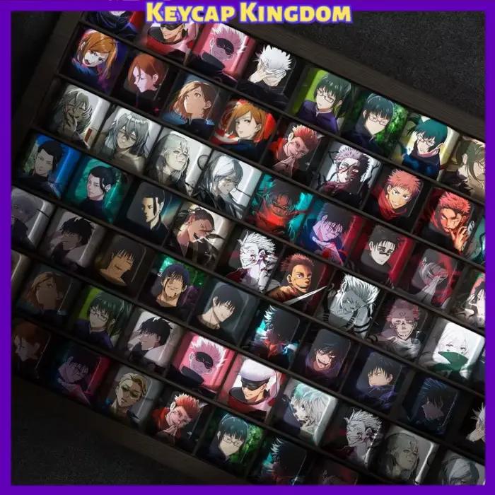 Gojo Satoru Jujutsu Kaisen Anime Keycaps PBT Custom Keyboard