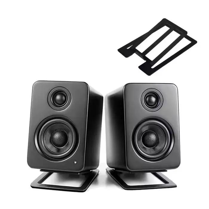 Support audio de bureau inclinable à 15 degrés pour enceintes HIFI