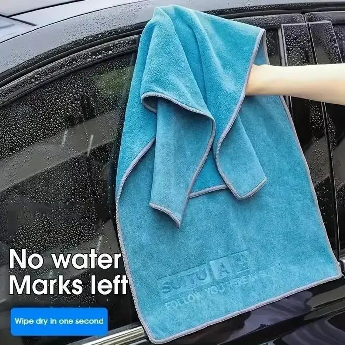 Nouvelle serviette de lavage de voiture serviette en microfibre haut de gamme nettoyage de voiture chiffon de séchage ourlet tissu d'entretien de voiture détails serviette de lavage