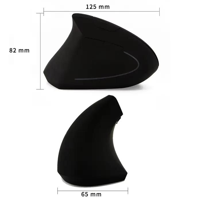 2.4G souris rose sans fil gaucher verticale ergonomique ordinateur de jeu Mause USB optique 1600 DPI 5D Gamer