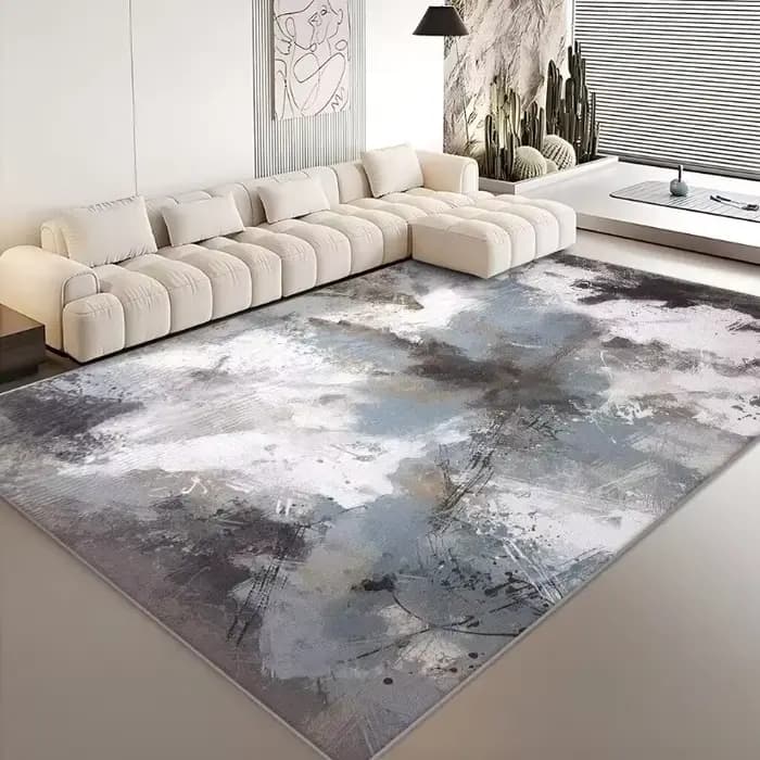 Tapis modernes pour salon abstrait grande surface