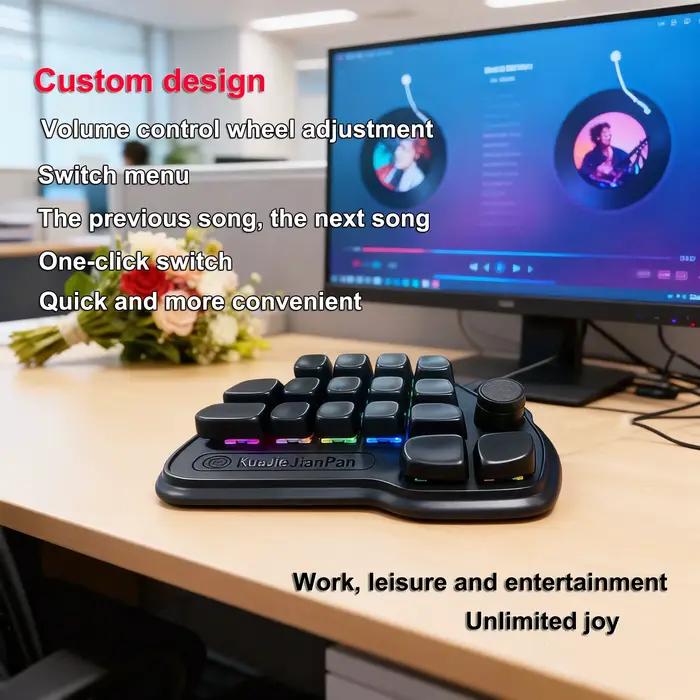 Clavier numérique personnalisable à 17 touches