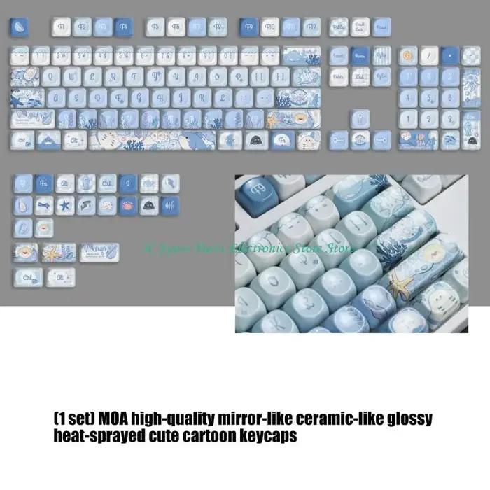 Capuchons clavier mécanique SZ PBT avec finition miroir anti-poussière bords arrondis confortables pour une expérience