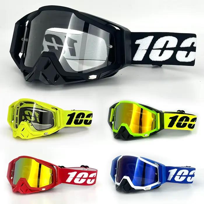 Lunettes de protection pour casque de moto, pour hommes et femmes, coupe-vent, UV400, pour motocross, tout-terrain, VTT, ATV, ski, course
