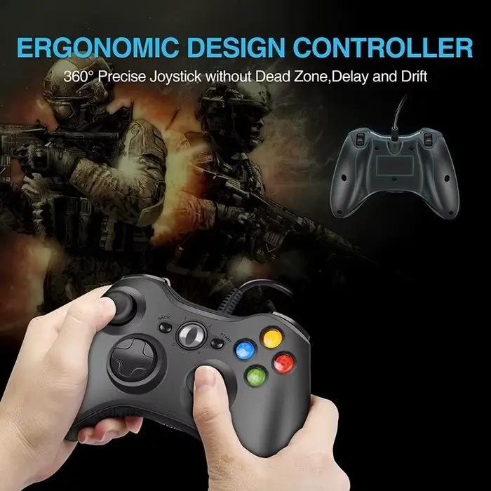 Manette de jeu filaire USB pour console Xbox360