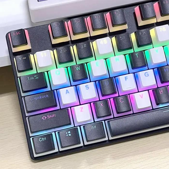 Clavier mécanique avec touches Pudding