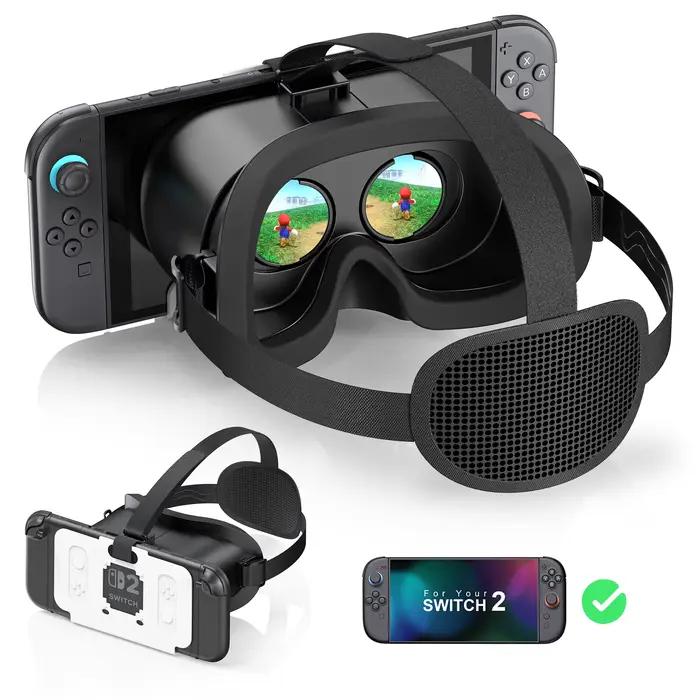 Lunettes VR HD 3D tout-en-un pour Nintendo Switch 2 offrant une expérience de jeu immersive et sans contrôleur pour joueurs passionnés occasions spéciales