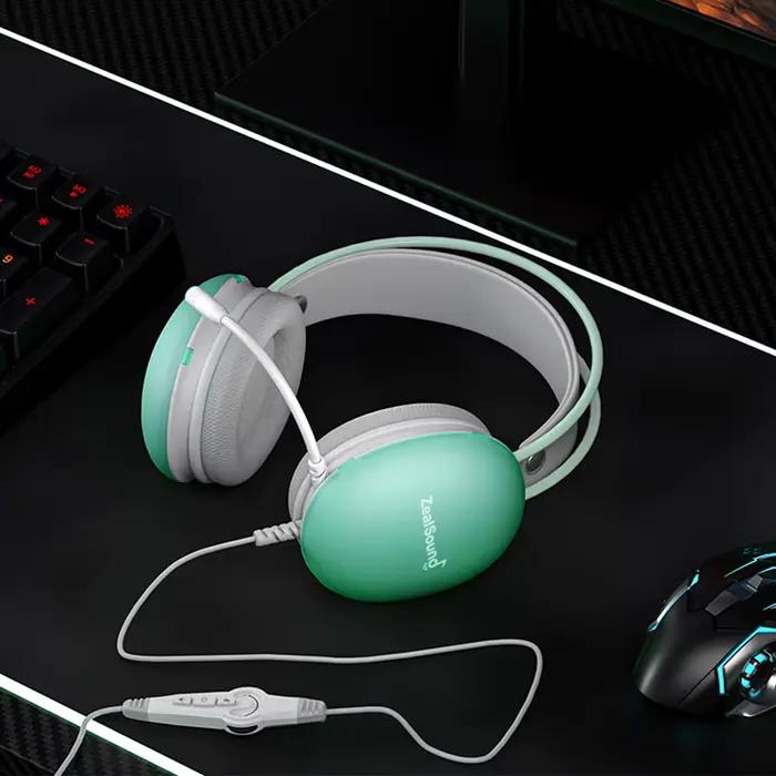 Haomuren RGB USB casque de jeu pour PC portable PS4 PS5