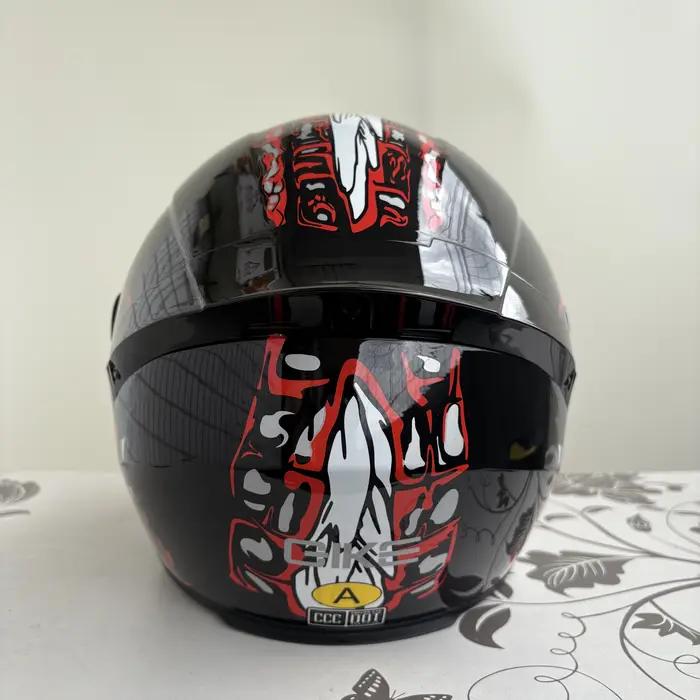 Casque de moto intégral hommes femmes DOT hiver sécurité Anti-buée étanche équitation casque de moto Casco Motocross