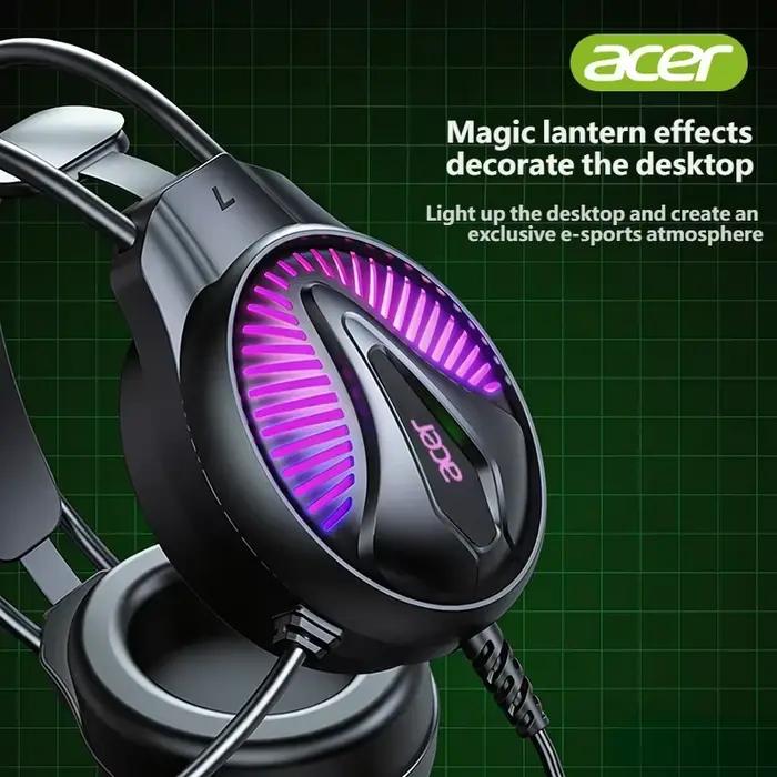 Casques filaires Acer pour joueurs avec micro