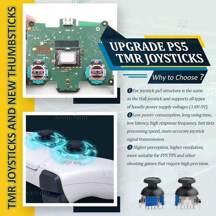 Manette électromagnétique TMR pour manette PS5