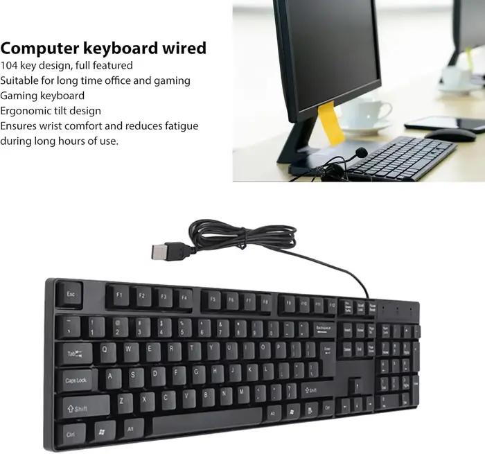 Clavier russe espagnol français arabe clavier 104 touches
