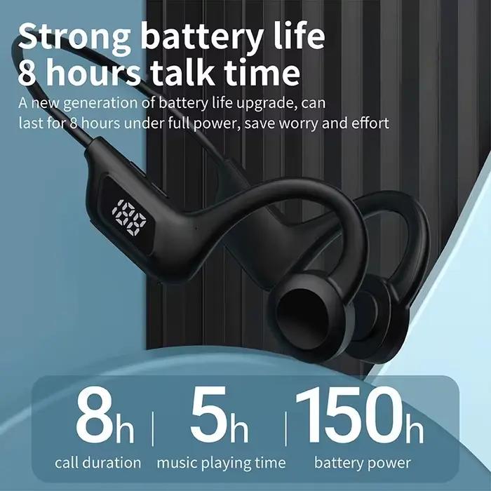 Casque Bluetooth sport sans fil à conception ouverte