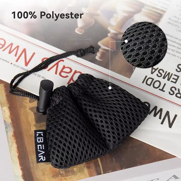 KBEAR BP04 Mini Pochette de rangement portable à cordon pour écouteurs