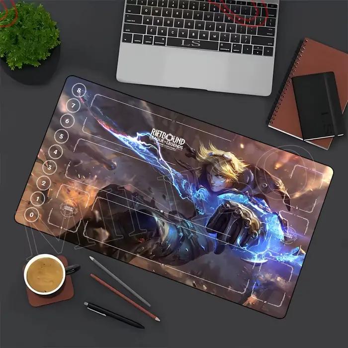 Tapis de souris League of Legends série Riftbound Jinx Kaisa LOL