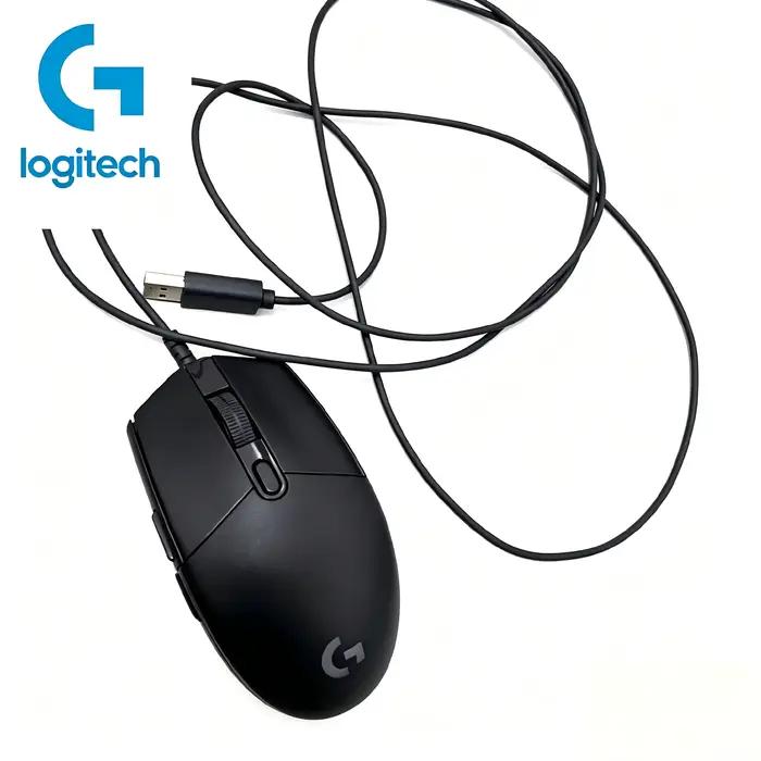 Souris de jeu filaire Logitech G102 rétroéclairage RGB capteur optique 8000 DPI 6 boutons programmables pour joueurs PC et ordinateur portable