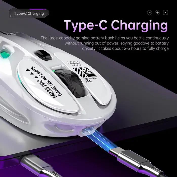 Souris sans fil Bluetooth rechargeable