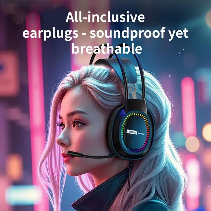 Casque de jeu Lenovo pour PC portable