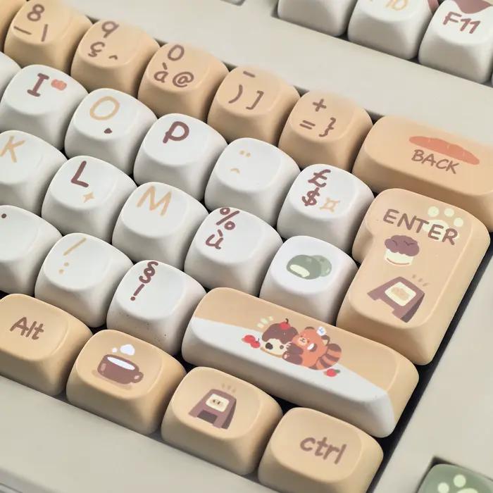 MAIMOOO Keycap ISO Azerty français Alice disposition clavier Keycaps touches