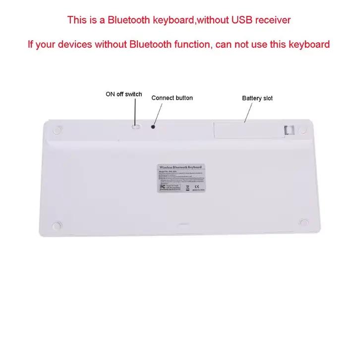 Clavier sans fil Bluetooth thaïlandais à 78 touches