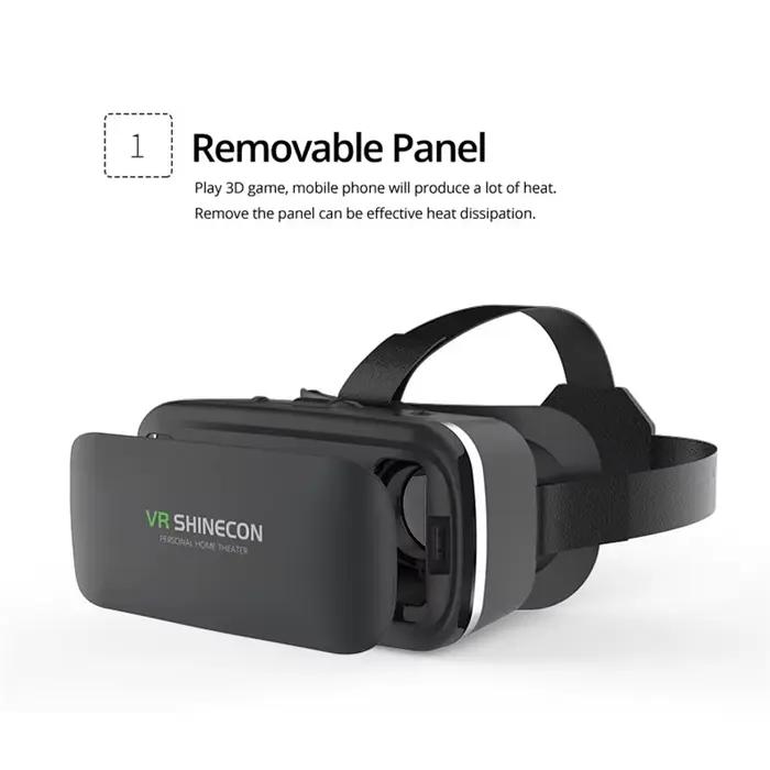 VR Shinecon 6.0 Casque lunettes de réalité virtuelle 3 D 3d