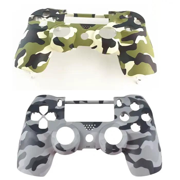 Soft Touch Grip boîtier avant Shell Faceplates Cover pour PS4 Contrmatérielle Dualshock 4 Gamepad JDM-001 JDM-011