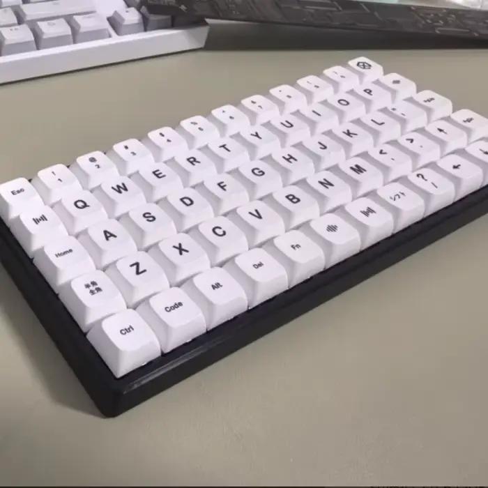 Planck 50 clavier tri-mode disposition compacte personnalisé échange à chaud 2.4G sans fil VIA 50%