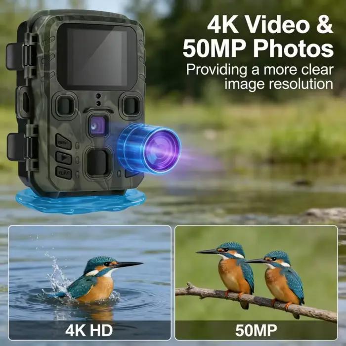 Caméra de chasse 4K 50MP WIFI avec diffusion en direct