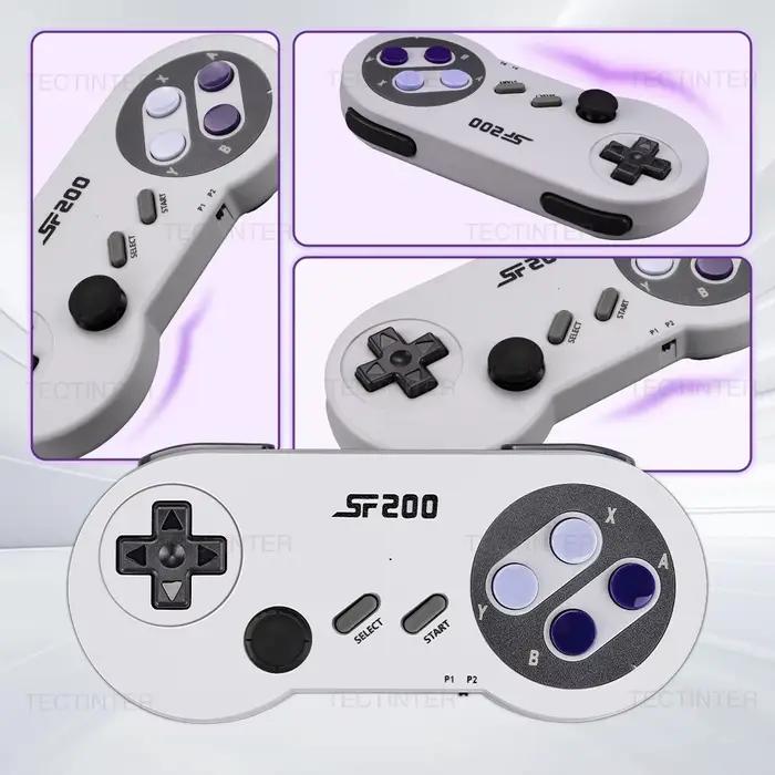 2PC Jeu Vidéo Console Contrôleur pour SF2000/SF900/SG800 Portable De Poche Joueur de Jeu 3D Rocker Sans Fil Gamepad Double Joysi