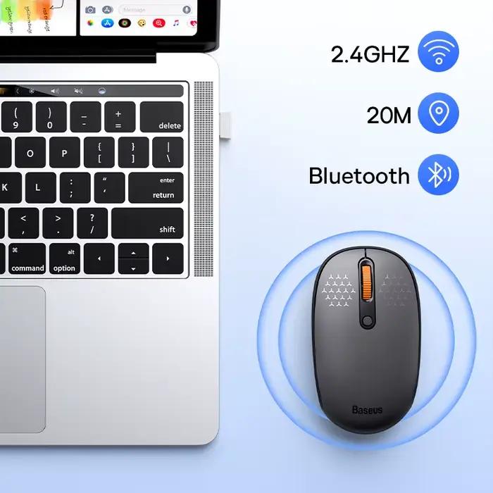 Baseus souris Bluetooth ordinateur sans fil 1600DPI