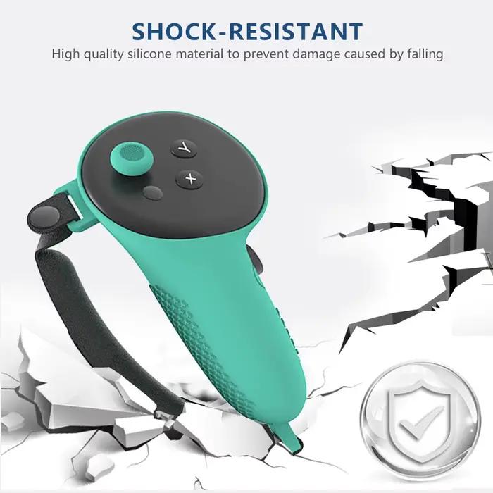 Coques de protection TPU pour manettes Meta Quest 3 VR antidérapantes antichoc et anti-chute pour gamer ocassionnel et professionnel