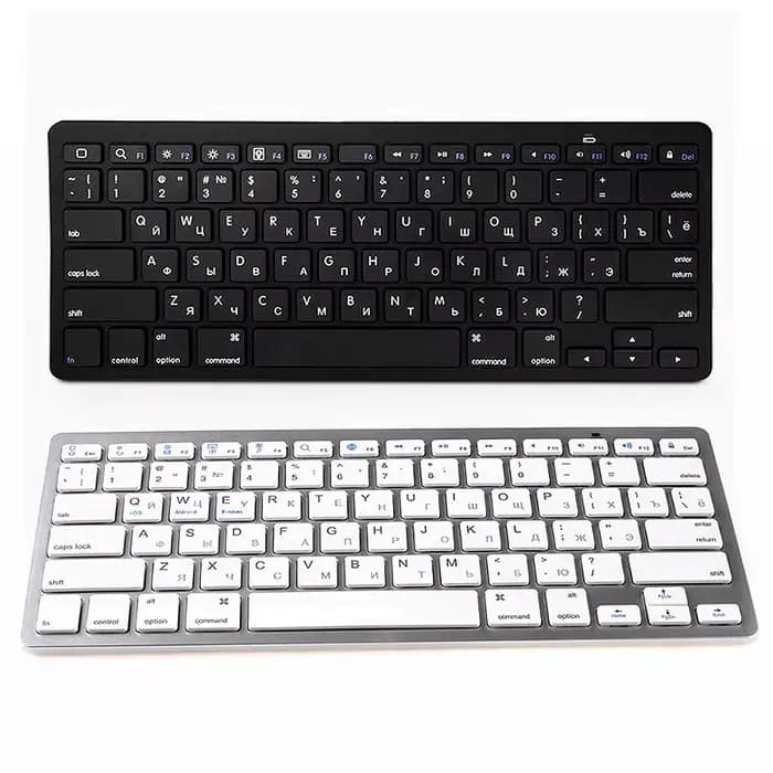 Clavier russe populaire clavier Bluetooth sans fil ultra-mince