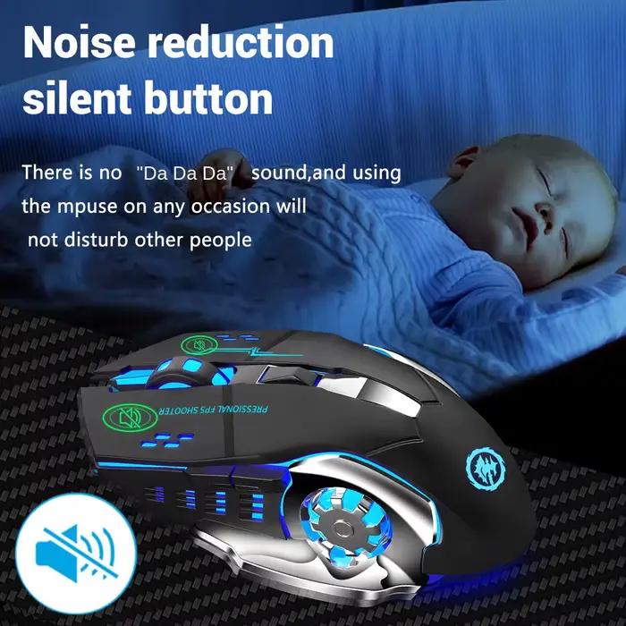 2.4G USB sans fil Bluetooth souris ergonomique silencieuse
