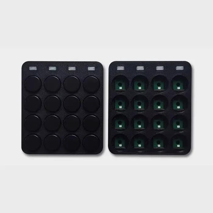 QMK Mini clavier 4x4, commutateurs mécaniques à faible profit