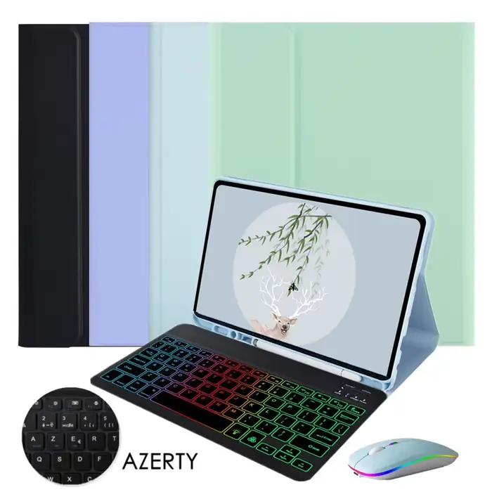 Clavier AZERTY français pour iPad 10ème génération 2022 avec support pour stylet