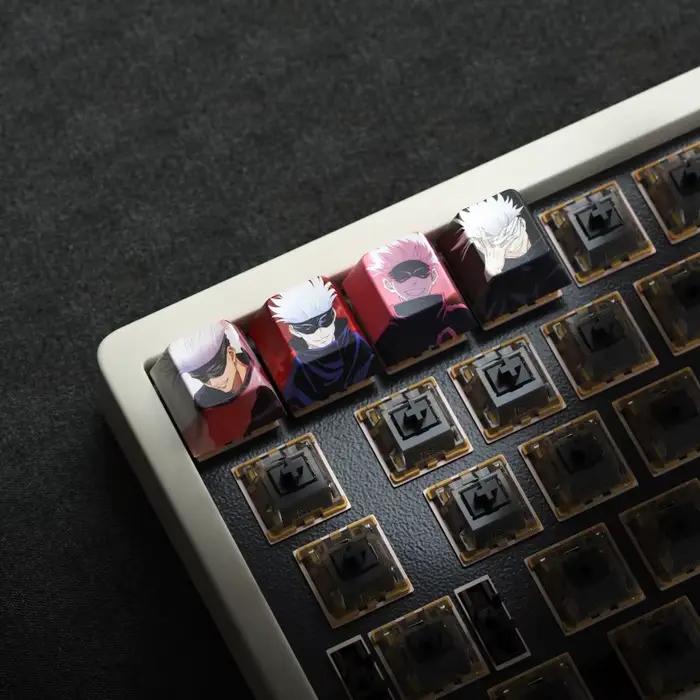 Gojo Satoru Jujutsu Kaisen Anime Keycaps PBT Custom Keyboard