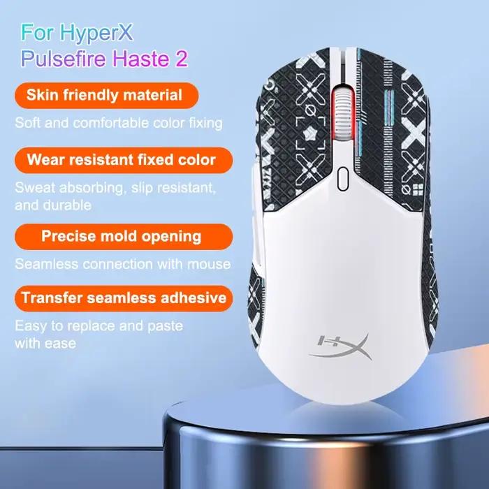 Autocollant de souris de jeu antidérapant pour HyperX Pulsefire Haste 2