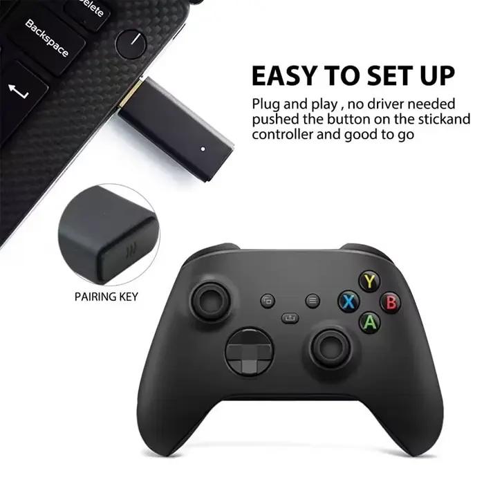 Adaptateur sans fil USB pour Xbox One (2e génération) et PC portables Windows 10 (1re